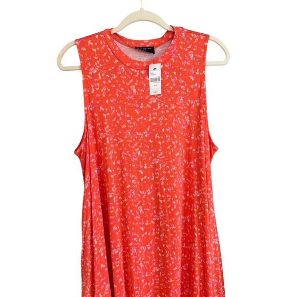 Lane Bryant Tops - Lane Bryant NWT Sz 18/20 Orange Floral Max Swing Sleeveless Tunic Top | NWT